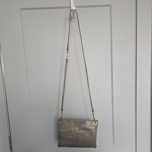 NWT HOBO Every GO Crossbody Bag Granite Gold - Picture 2 of 8